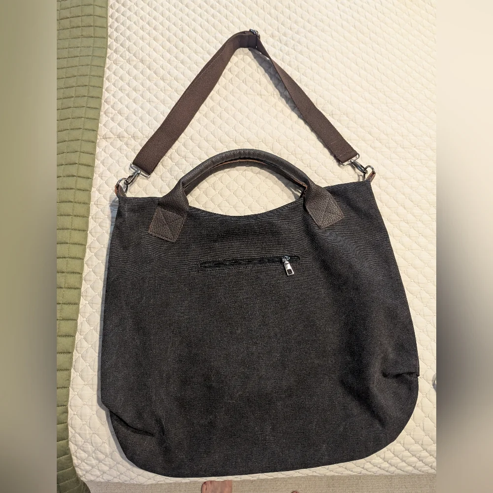 K2 Classic Fashion Large Canvas Tote Messenger Hobo Bag